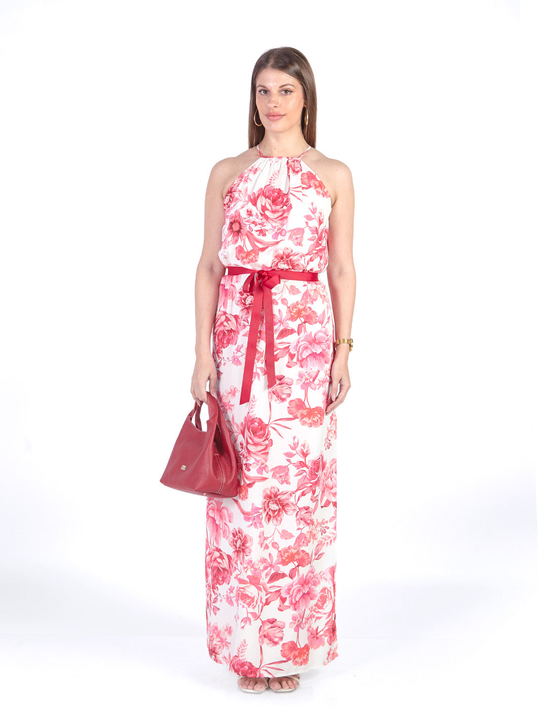 OLIVIA - VESTIDO LARGO HALTER