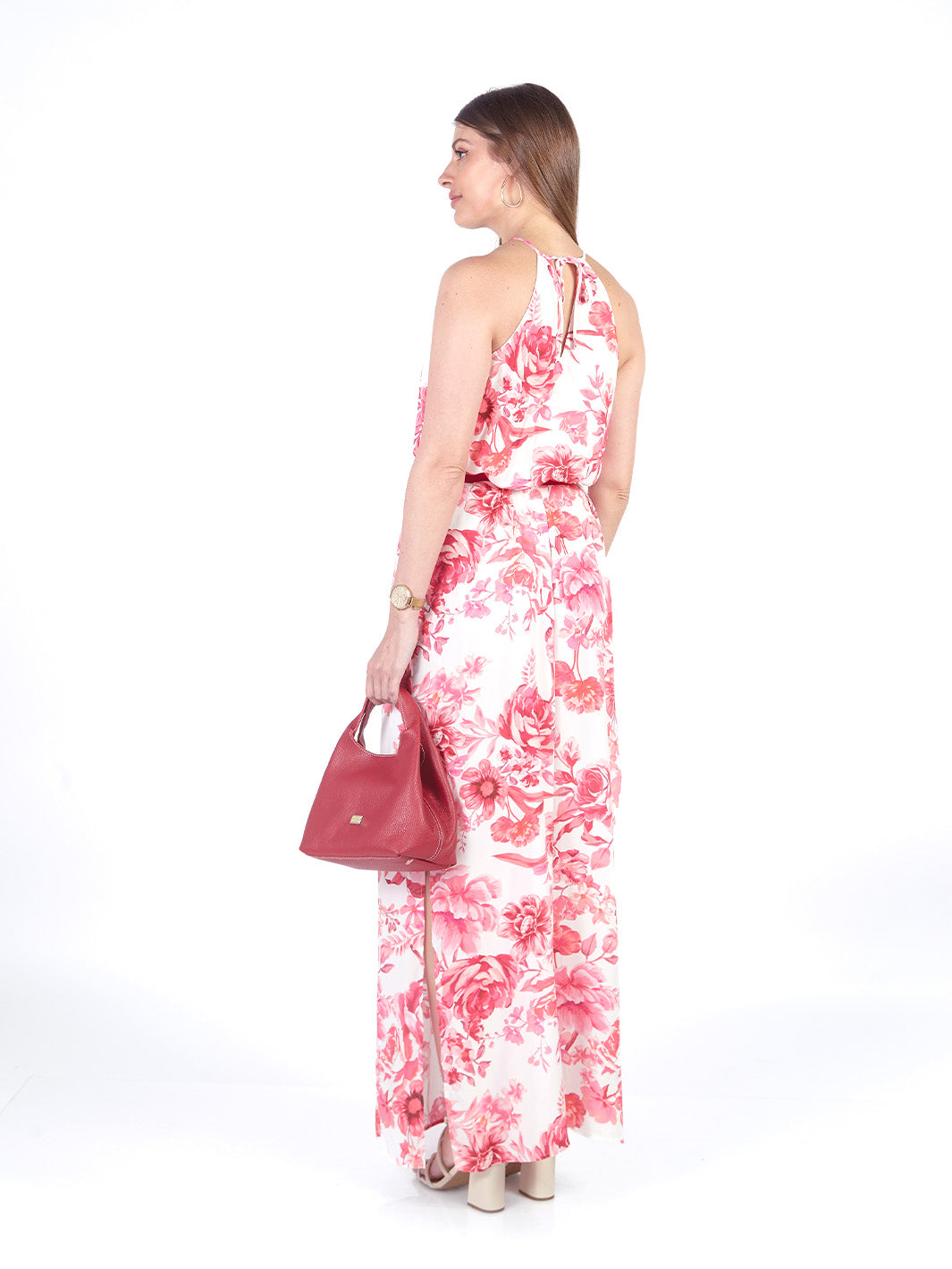 OLIVIA - VESTIDO LARGO HALTER