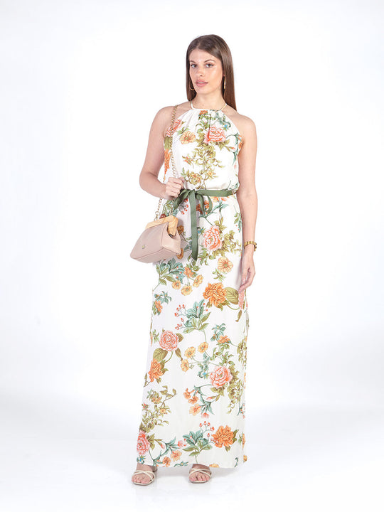 OLIVIA - VESTIDO LARGO HALTER