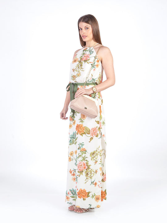 OLIVIA - VESTIDO LARGO HALTER