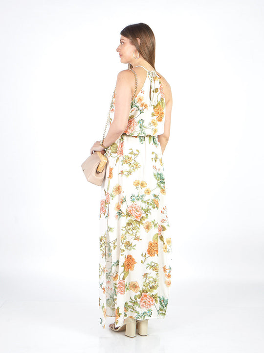 OLIVIA - VESTIDO LARGO HALTER