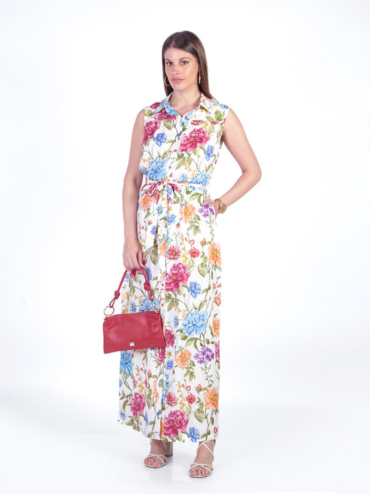 CLAIRE - VESTIDO CAMISERO SIN MANGAS