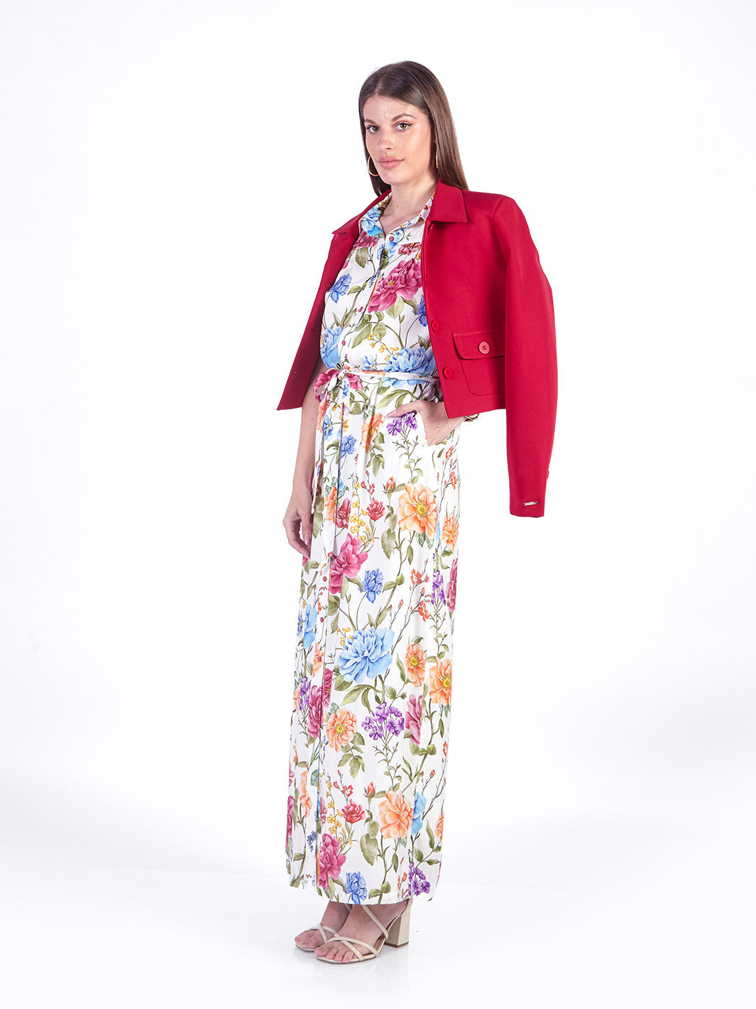 CLAIRE - VESTIDO CAMISERO SIN MANGAS