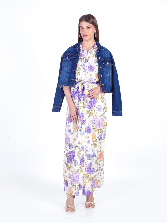 CLAIRE - VESTIDO CAMISERO SIN MANGAS