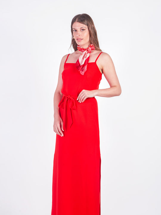 BELLY - VESTIDO LARGO CON TIRANTES