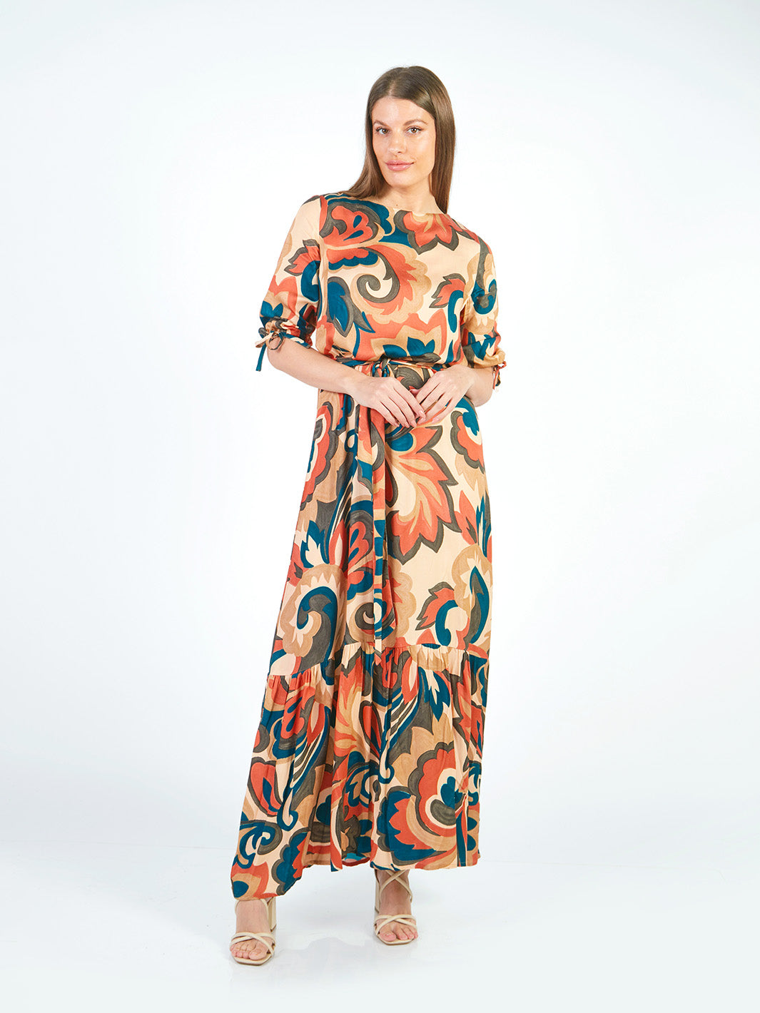 Vestidos Manga Al Codo Vd00894Mht