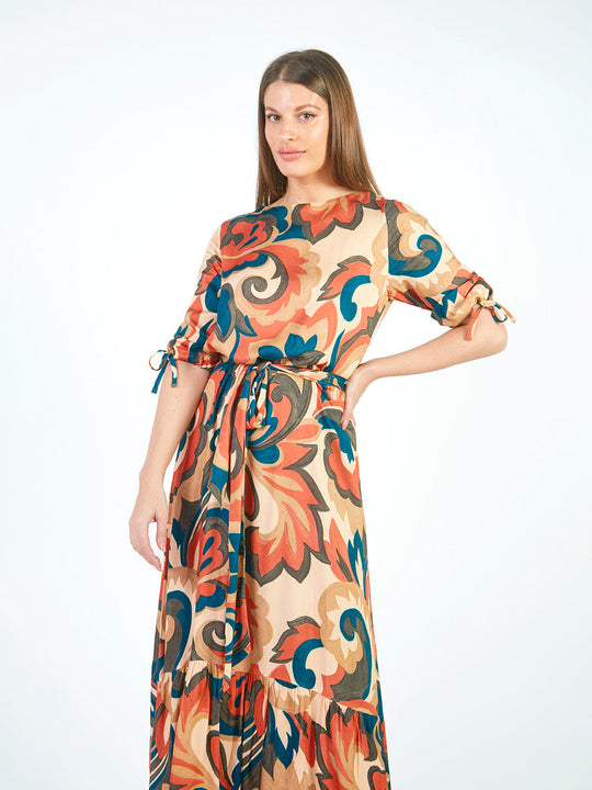 Vestidos Manga Al Codo Vd00894Mht