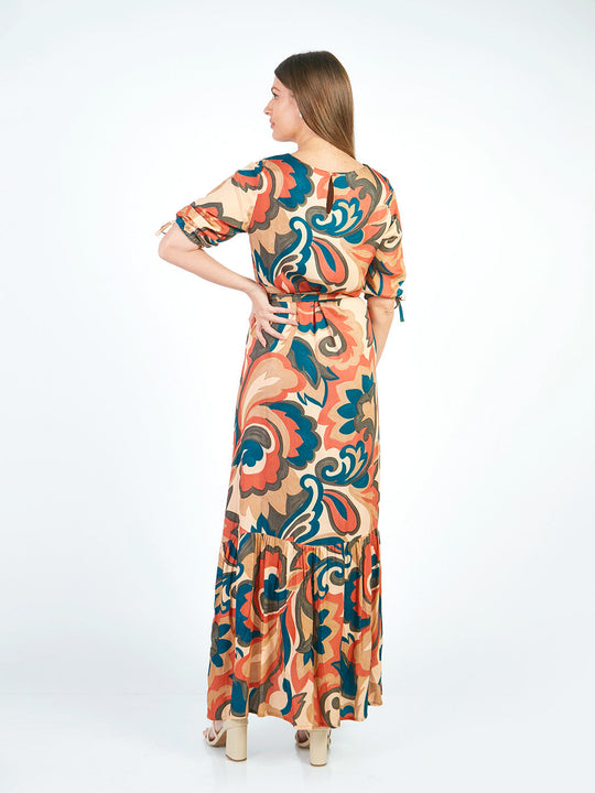 Vestidos Manga Al Codo Vd00894Mht