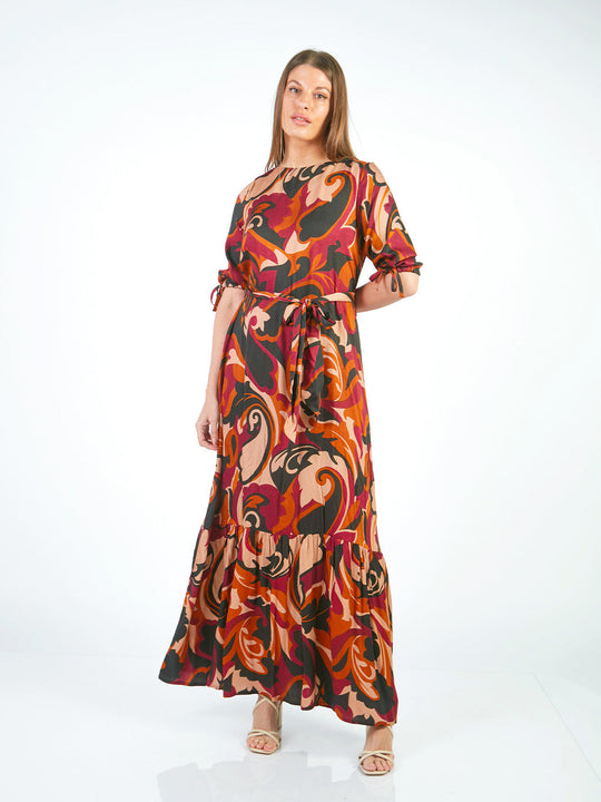 Vestidos Manga Al Codo Vd00894Mht