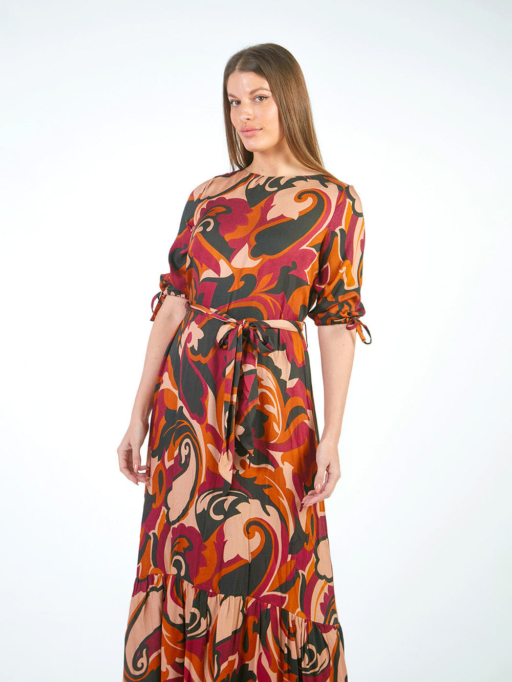 Vestidos Manga Al Codo Vd00894Mht