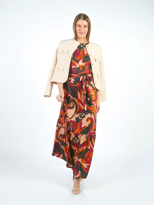 Vestidos Manga Al Codo Vd00894Mht