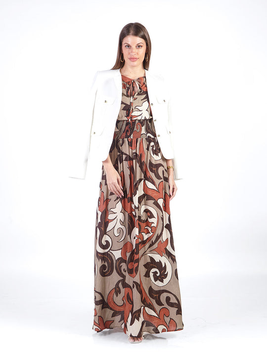 MADISON - VESTIDO LARGO SIN MANGAS ESCOTE REDONDO