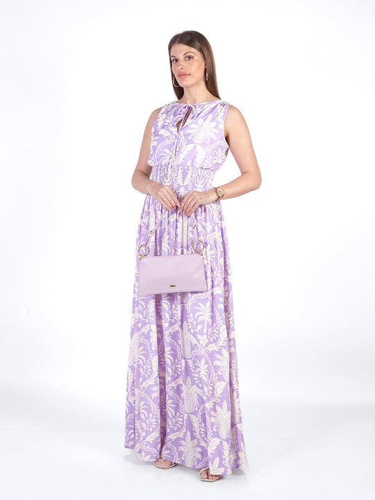 ANNIE - VESTIDO LARGO SIN MANGAS ESCOTE EN V