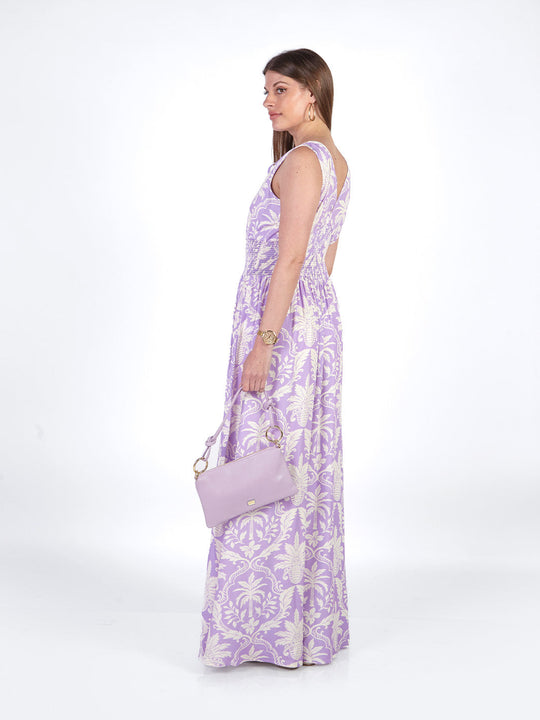 ANNIE - VESTIDO LARGO SIN MANGAS ESCOTE EN V