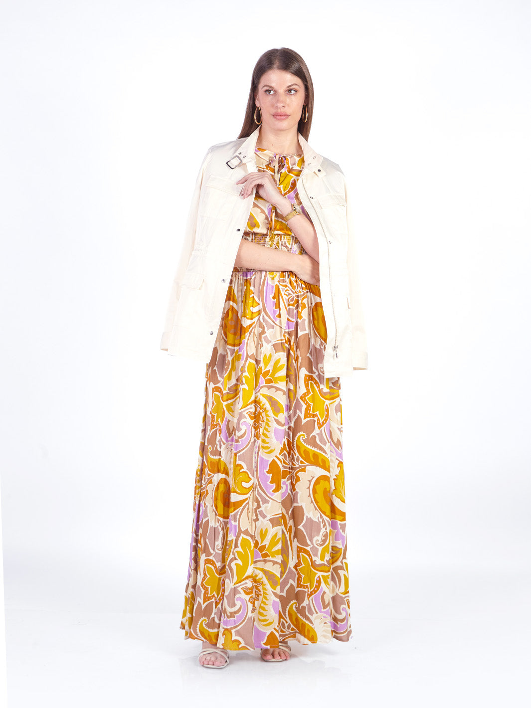 SOPHIE - VESTIDO LARGO SIN MANGAS ESCOTE REDONDO