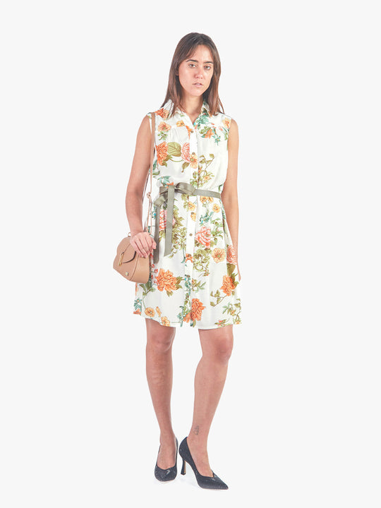 ALBA - VESTIDO CORTO CON LAZO AJUSTABLE