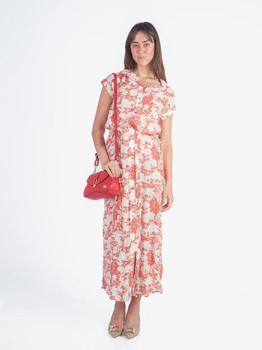 MICA - VESTIDO LARGO MANGA CORTA