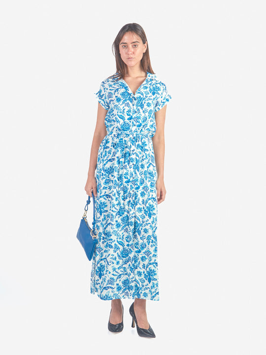 NATI - VESTIDO LARGO CAMISERO