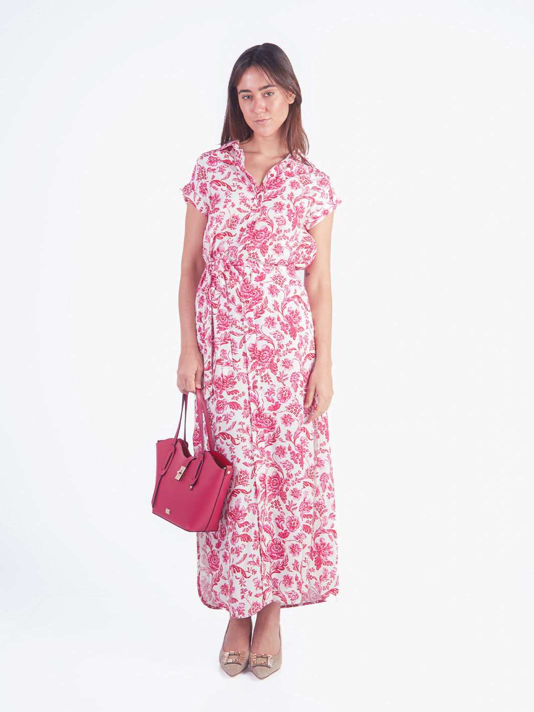 NATI - VESTIDO LARGO CAMISERO