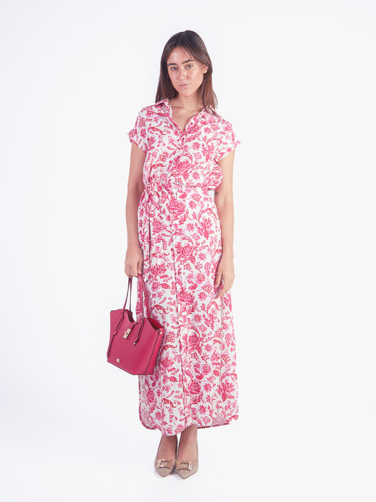 NATI - VESTIDO LARGO CAMISERO