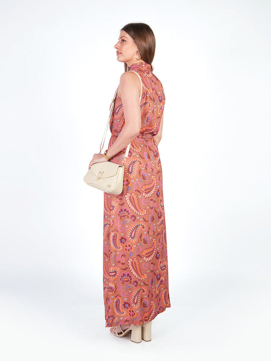 LISA - VESTIDO SIN MANGAS CON CINTURÓN AJUSTABLE