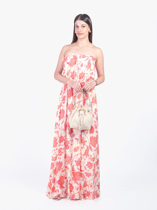 ANGELA - VESTIDO LARGO STRAPLESS