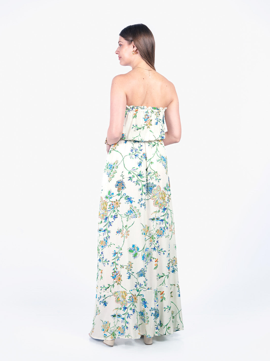 ANGELA - VESTIDO LARGO STRAPLESS