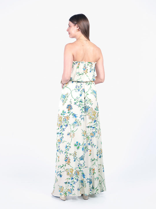 ANGELA - VESTIDO LARGO STRAPLESS