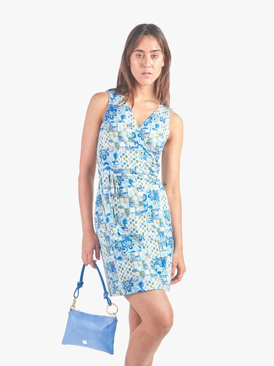 ESMERALDA - VESTIDO CON ESCOTE EN V