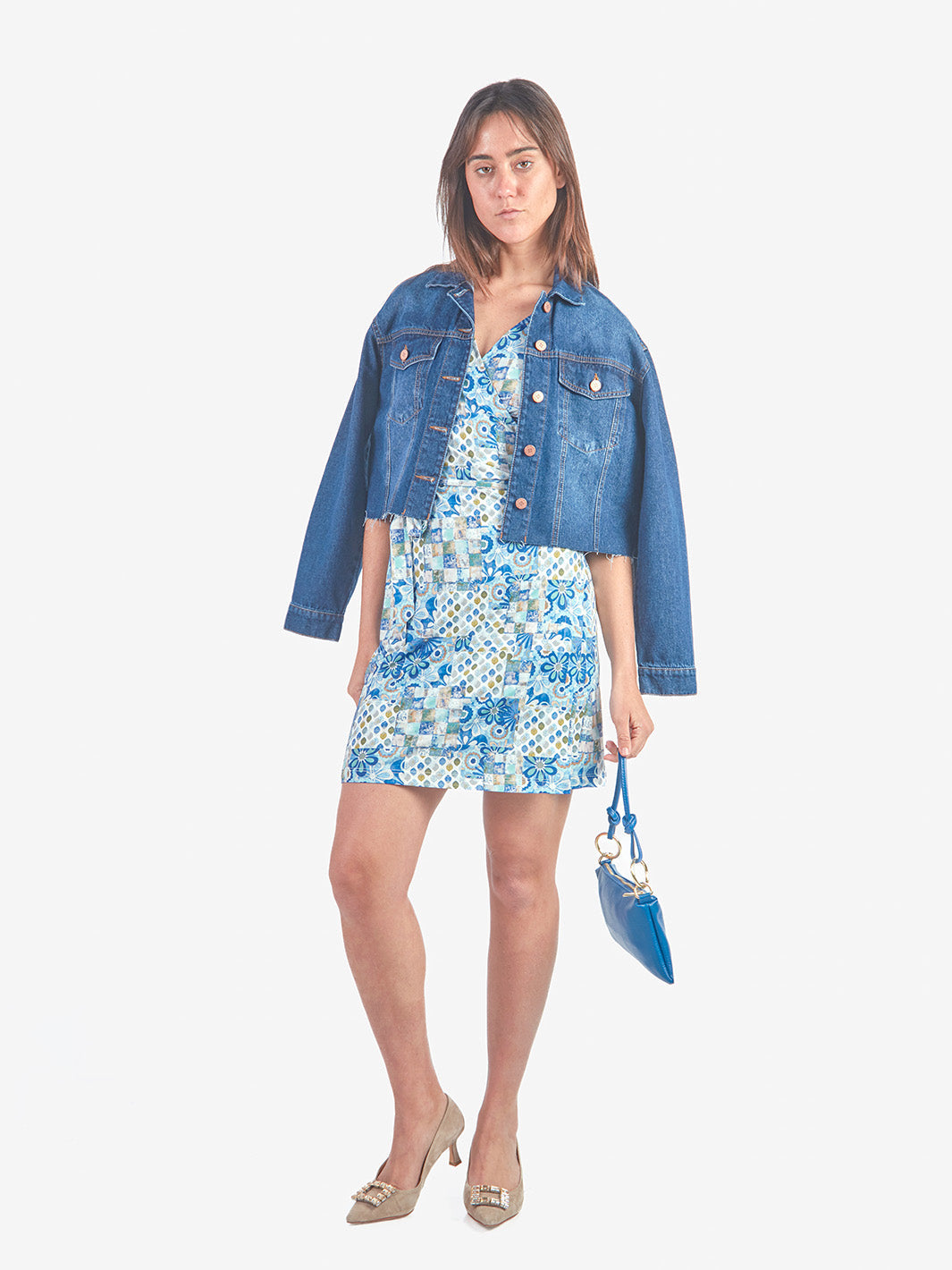 ESMERALDA - VESTIDO CON ESCOTE EN V