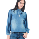 Blusas Manga Larga Jb00192Smc CELESTE