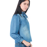 Blusas Manga Larga Jb00192Smc CELESTE