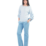 Blusas Manga 3/4 Y 7/8 Bl01044Sda