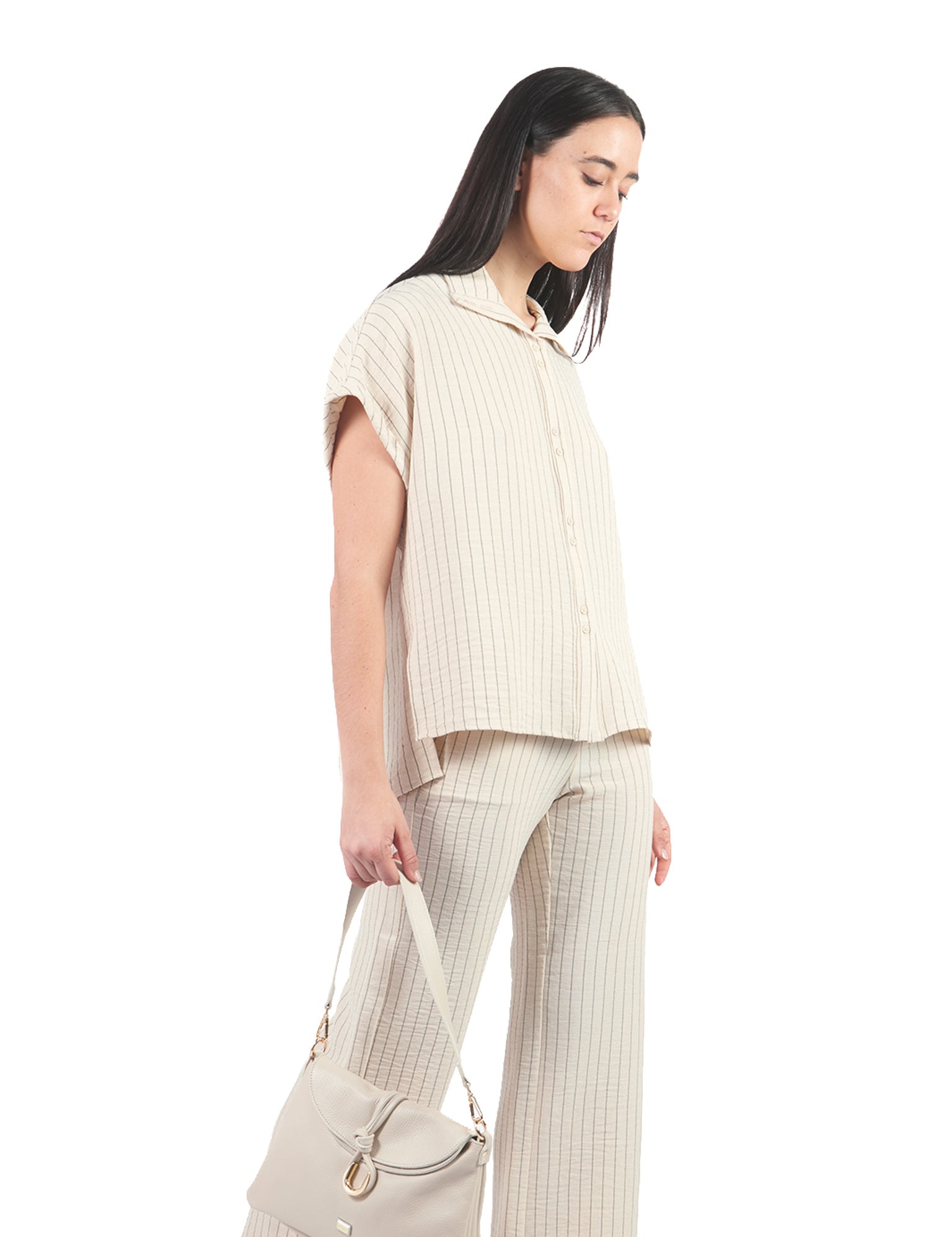 Blusas Manga Cero Y Kimono BL01215JTH Crema