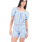 Blusas Manga Corta Bl013308Ab