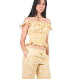 Blusas Manga Cero Y Kimono BL01390MDR Mostaza