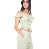 Blusas Manga Cero Y Kimono BL01390MDR Verde Agua