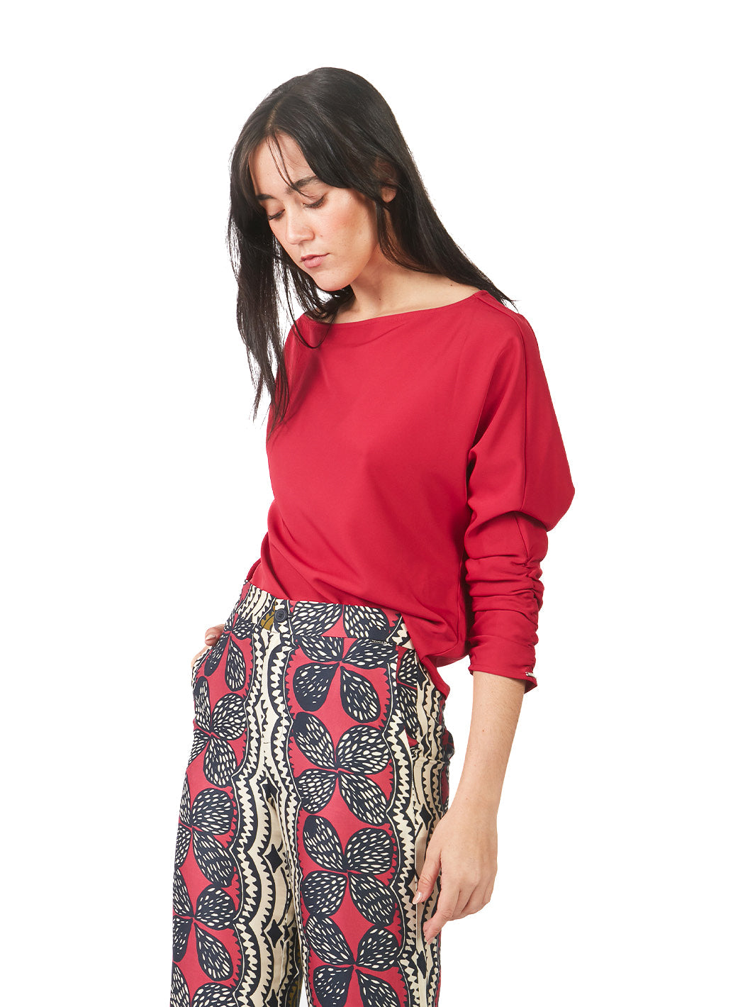 Blusas Manga Larga Bl01392Pmt