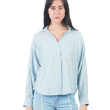 Blusas Manga Larga Bl01397Val CELESTE