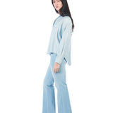 Blusas Manga Larga Bl01397Val CELESTE