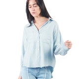 Blusas Manga Larga Bl01397Val CELESTE