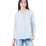Blusas Manga Larga Bl01399Sda CELESTE