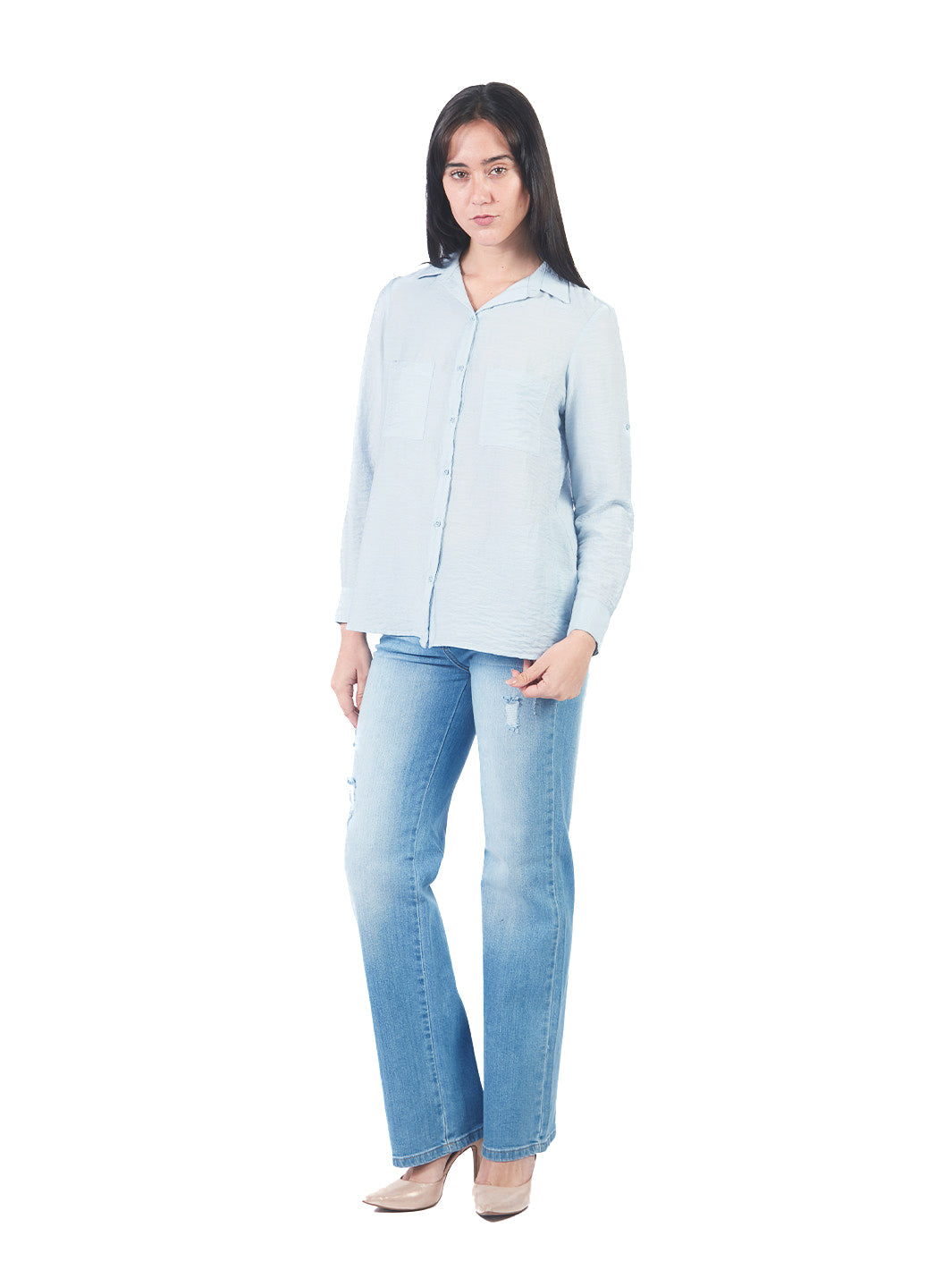 Blusas Manga Larga Bl01399Sda
