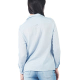 Blusas Manga Larga Bl01399Sda CELESTE