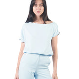 Blusas Manga Corta Bl01402Slz CELESTE