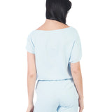 Blusas Manga Corta Bl01402Slz CELESTE