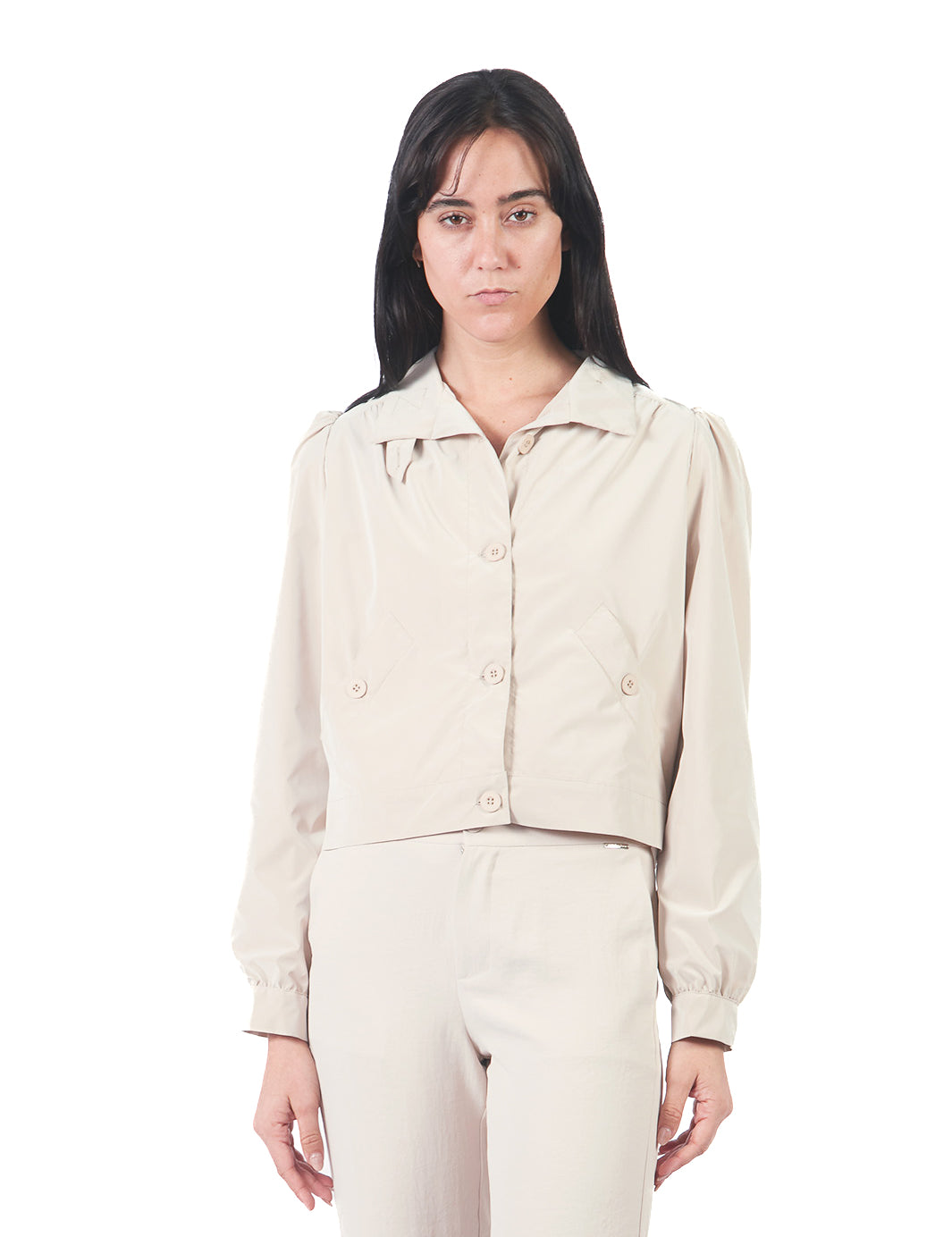 Casacas Manga Larga CS00502GGS Beige