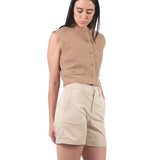 Chalecos Cortos CL00203820 CAMEL