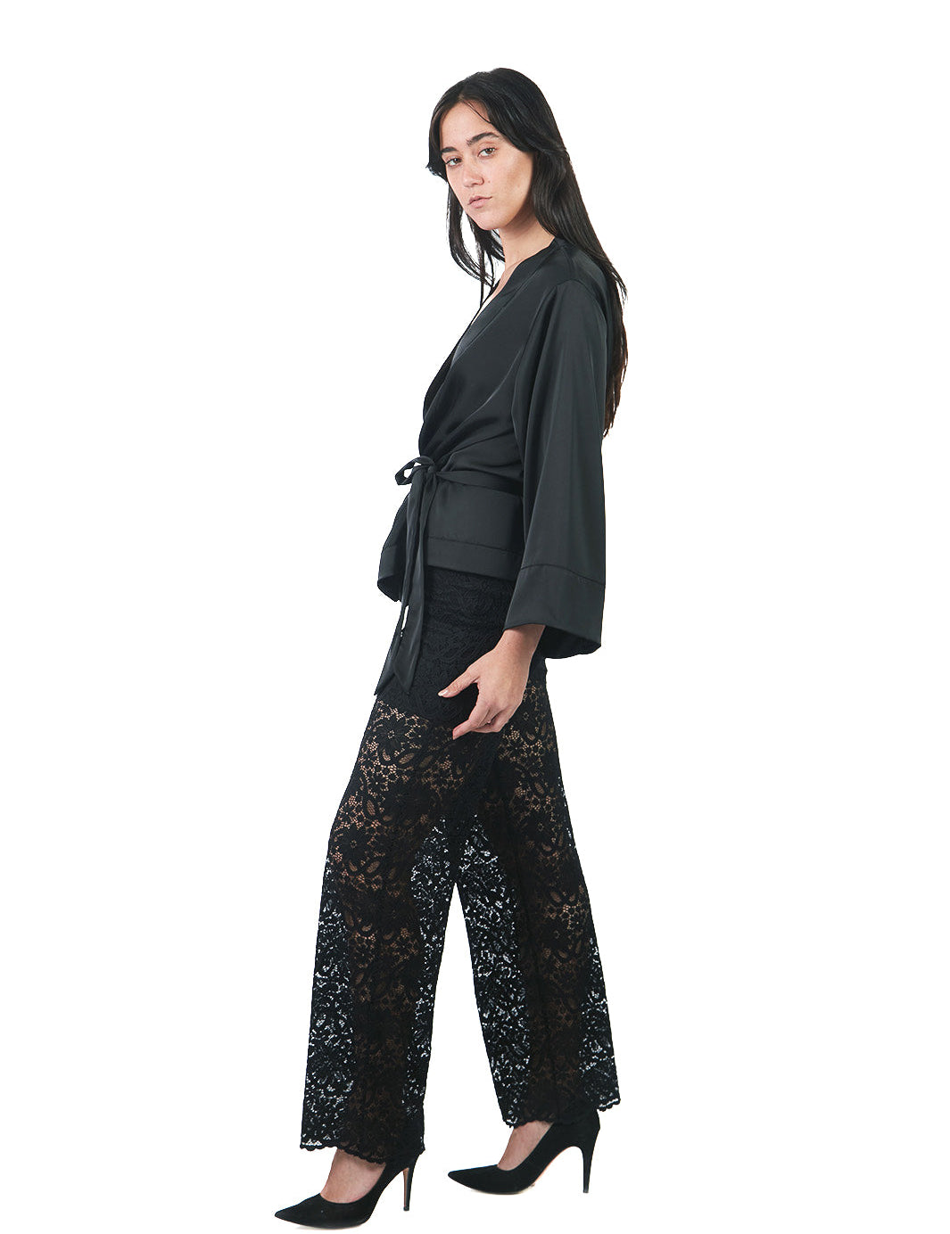 Kaftan manga larga de basta ancha