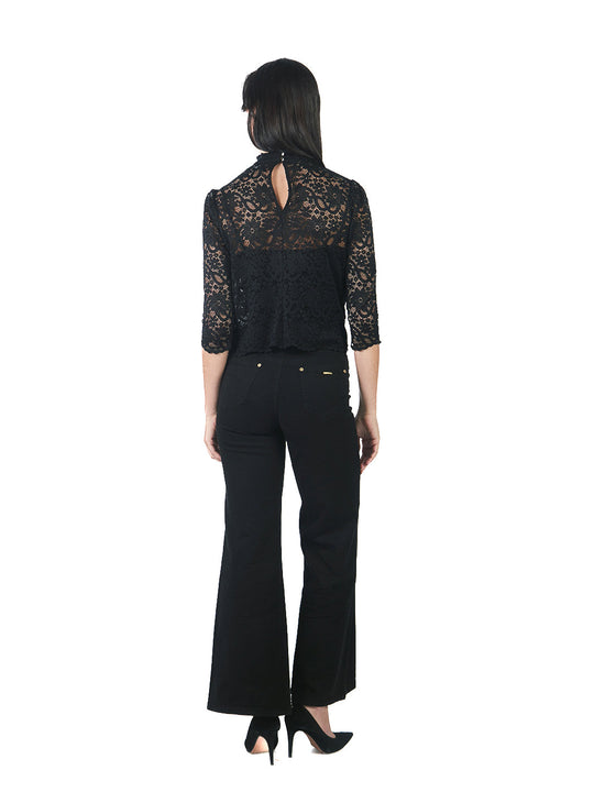 Pantalones Semi Palazo Jp00605Smc
